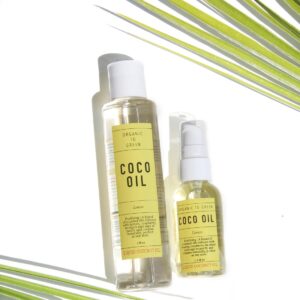 Alternative view of Körperöl mit Kokosöl, Zitronenöl und Pflanzenextrakten